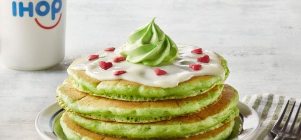 IHOP Introduces New Grinch Pancakes for The Holiday Season - Breakfast