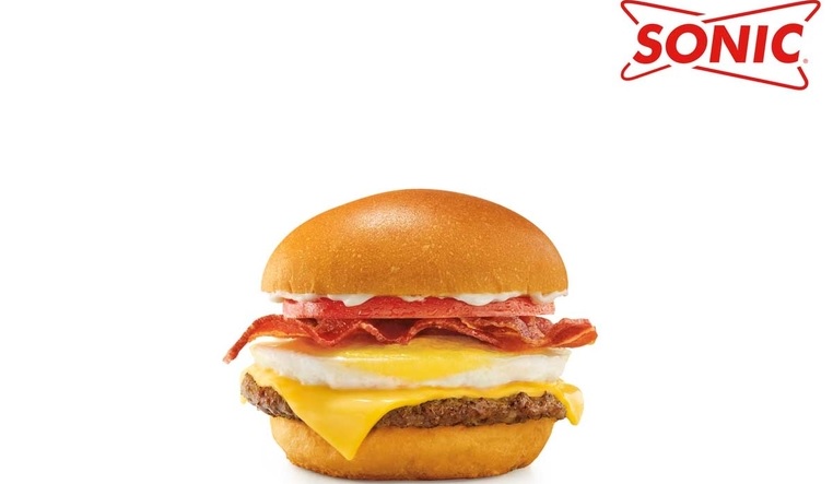 Sonic Now Has a Brunch Burger - Breakfast Menus