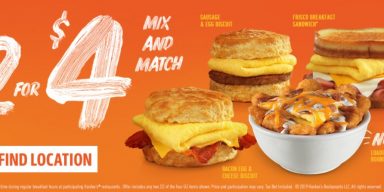 Hardee's Breakfast Menu and Prices