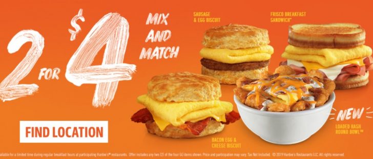 Hardees Breakfast Menu And Prices 4928